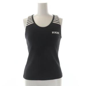 BORDERS at BALCONY セットアップ トレーニングウェア タンクトップ パンツ ボーダー M 紺 ネイビー