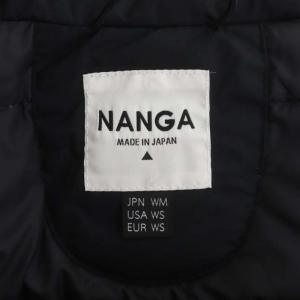 NANGA AURORA DOWN JACKET オーロラ ダウンジャケット ナイロン ジップアップ アウター フード WM 黒 ブラック