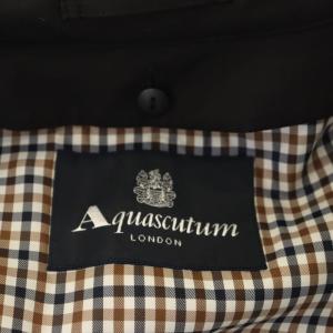 Aquascutum トレンチコート ロング ウールライナー付き 6 ブラック