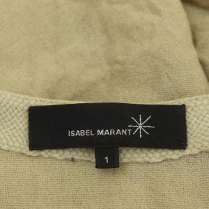 ISABEL MARANT ウール カットソー 長袖 刺繍 1 ベージュ 赤 レッド