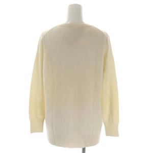 UNITED ARROWS カシミヤ100% Vネックニット セーター 薄手 長袖 キナリ