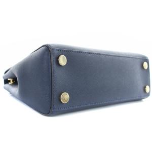 MICHAEL KORS AVA ショルダーバッグ ハンドバッグ ロゴ 2way レザー 紺 ネイビー