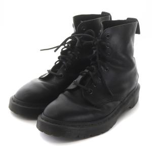 Dr.Martens 8ホール レースアップブーツ ショート レザー UK5 24.0cm 黒 ブラック