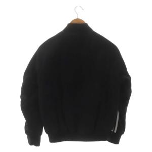 adidas Originals MA-1 スリーライン ジャケット ブルゾン 長袖 ジップアップ S 黒 ブラック 白 ホワイト