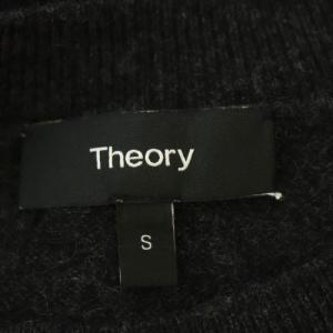 Theory 20AW CASHMERE KARENIA カシミヤ ニット セーター 長袖 スリット S 黒 ブラック