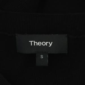 Theory 21SS COMPACT CREPE MAYANLY ノースリーブニット カットソー クルーネック S 黒 ブラック