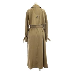 Ameri VINTAGE MINIMAL FLARE LONG TRENCH COAT ベルト S ベージュ