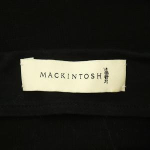 MACKINTOSH CESSNOCK カットソー トレーナー 長袖 ハイネック コットン 6 黒 ブラック