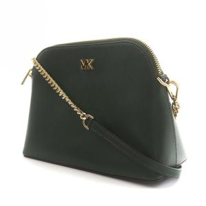 MICHAEL KORS ショルダーバッグ レザー チェーン ロゴ 緑 グリーン 32S9GF5C3L