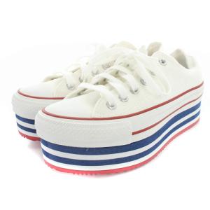 CONVERSE オールスターチャンキーラインオックス ALL STAR CHUNKYLINE スニーカー キャンバス 23.5cm 白 ホワイト