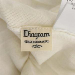 Diagram GRACE CONTINENTAL カーディガン マリンビジュー調カ 装飾 36 S アイボリー