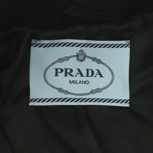 PRADA ピーコート アウター ウール カシミヤ混 38 ブラック