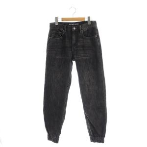 ジョガーデニムパンツ ジッパーフライ 25 グレー