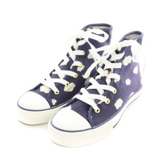 franche lippée ハイカットスニーカー 雲 M 23.5cm 紺 ネイビー