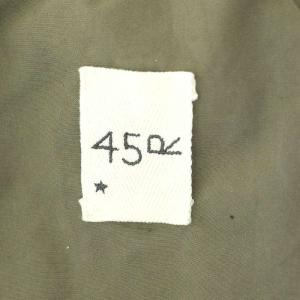 45rpm 23年 ウェザーの908ハーフコート ベルト付き カーキ