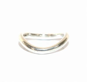 agete ウェーブ リング 指輪 9号 シルバー アクセサリー