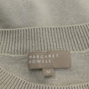 MARGARET HOWELL リネン コットン ニット ベスト プルオーバー M グレー