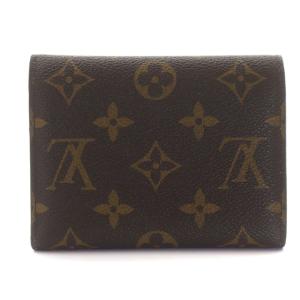 LOUIS VUITTON モノグラム ポルトフォイユ･ヴィクトリーヌ 三つ折り財布 ローズバレリーヌ ブラウン M62360