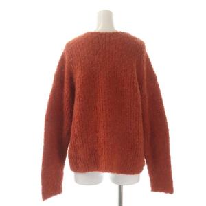 JURGEN LEHL 23AW アルパカループのレディスセーター ニット 長袖 M オレンジ