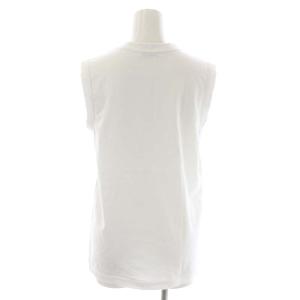 MADISONBLUE CREW NECK タンクトップ カットソー ノースリーブ M 白 ホワイト