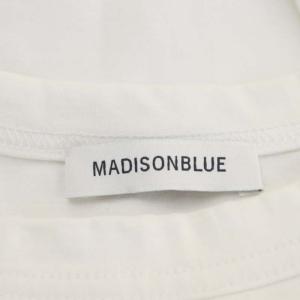 MADISONBLUE CREW NECK タンクトップ カットソー ノースリーブ M 白 ホワイト