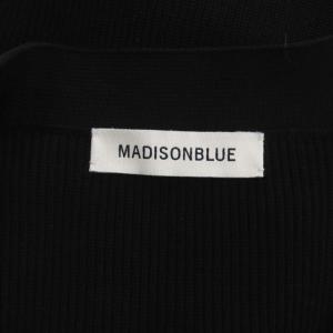 MADISONBLUE BIG KNIT Vネック カーディガン XS ブラック