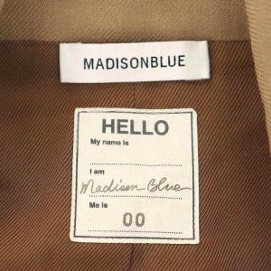 MADISONBLUE BELTED LONG JACKET WOOL 00 ベージュ
