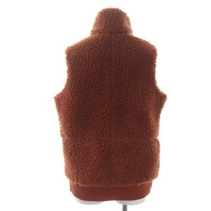 Patagonia Dusty Mesa Vest ダスティメサベスト ボア 前開き S 茶 ブラウン