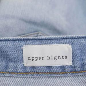 upper hights LOOSE STELLA デニムパンツ ジーンズ テーパード 23 水色 ライトブルー 280L219