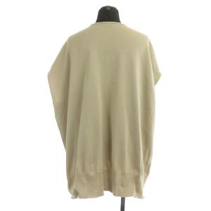 IENA 19SS コットンストレッチ ワイドクルーネックプルオーバー カットソー フレンチスリーブ ベージュ