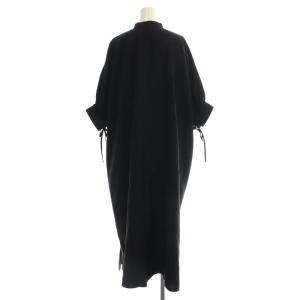 ENFOLD 22SS COMFORTABLE TWILL BIGシルエットドレス 36 ブラック