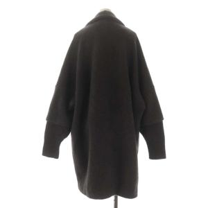 MARC by MARC JACOBS ウール アンゴラ混 ロングコート アウター XS ダークブラウン