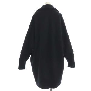 MARC by MARC JACOBS ウール アンゴラ混 ロングコート アウター XS 黒 ブラック