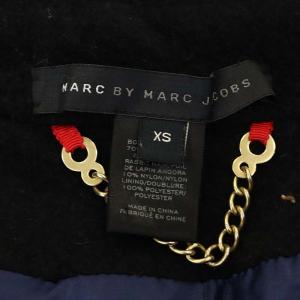 MARC by MARC JACOBS ウール アンゴラ混 ロングコート アウター XS 黒 ブラック