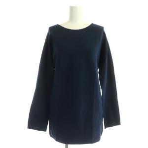 15AW ナイロンストレッチカットソー 長袖 2 紺 ネイビー