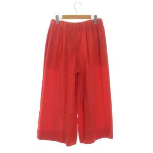 ISSEY MIYAKE 16SS 切替ワイドパンツ タック イージー 1 ライトグレー レッドオレンジ IM62FF521