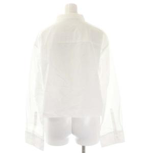 EVERYDAY I LIKE 22AW Cropped シャツ ブラウス オーバーサイズ クロップド 長袖 白 ホワイト