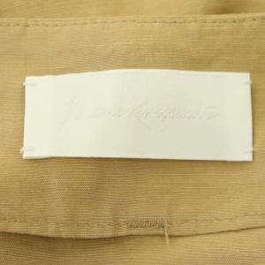 Mame Kurogouchi Silk Hemp Volume Sleeves Tops ブラウス 長袖 プルオーバー シルク混 1 ベージュ