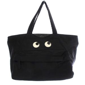 ANYA HINDMARCH EYES トートバッグ ハンドバッグ ナイロン ブラック