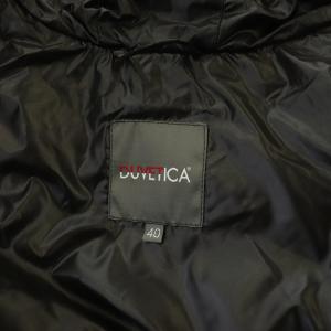 DUVETICA Thia ナイロンダウンジャケット ジップアップ フード 40 紺 ネイビー D.910.01-1035R