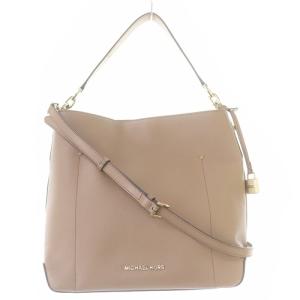 Hayes レザー ハンドバッグ ショルダーバッグ 2way ピンクべージュ