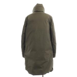 WOOLRICH ユナイテッドアローズ 別注 COCOON ダウンコート ロング ラビットファー S カーキ