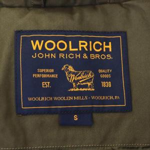 WOOLRICH ユナイテッドアローズ 別注 COCOON ダウンコート ロング ラビットファー S カーキ