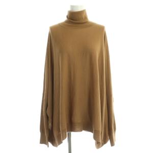 LABRADOR T/N Volume knit ニット セーター 長袖 タートルネック ウール ベージュ