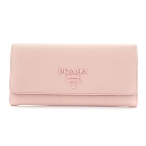 PRADA SAFFIANO SHINE 二つ折り長財布 パスケース セット レザー ピンク