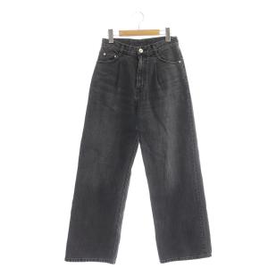 AP STUDIO 23SS TUCK BUGGY デニムパンツ ストレート ワイド 34 グレー