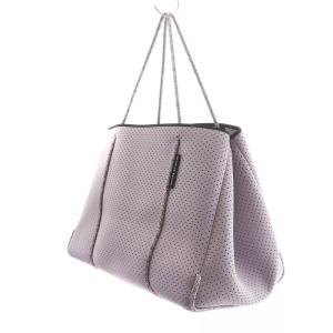 STATE OF ESCAPE ブレンドロープ トートバッグ ネオプレン パンチング ロゴ 27L ライトパープル