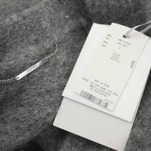 CELFORD 22AW フラッフィーカーディガン 長袖 ロング ニット アルパカ F グレー