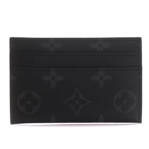 LOUIS VUITTON M62170 モノグラム ポルト・カルト・ダブル カードケース ブラック