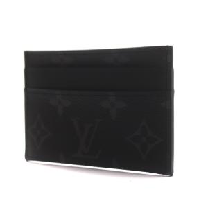 LOUIS VUITTON M62170 モノグラム ポルト・カルト・ダブル カードケース ブラック